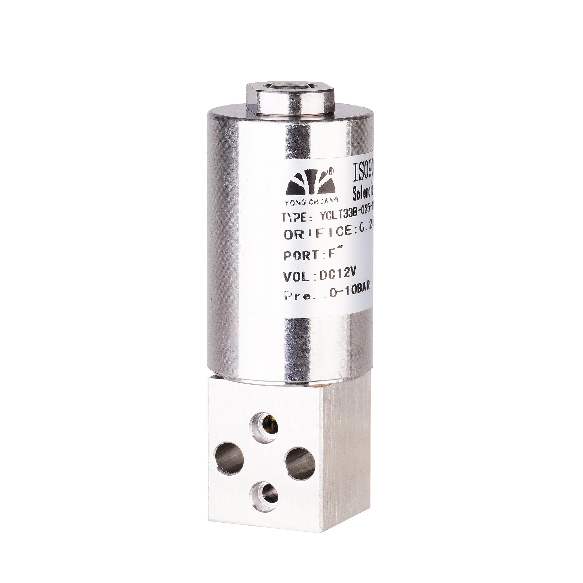 YCLT33 stainless steel low power 1W 2W proportional flow control solenoid valve for very low flow