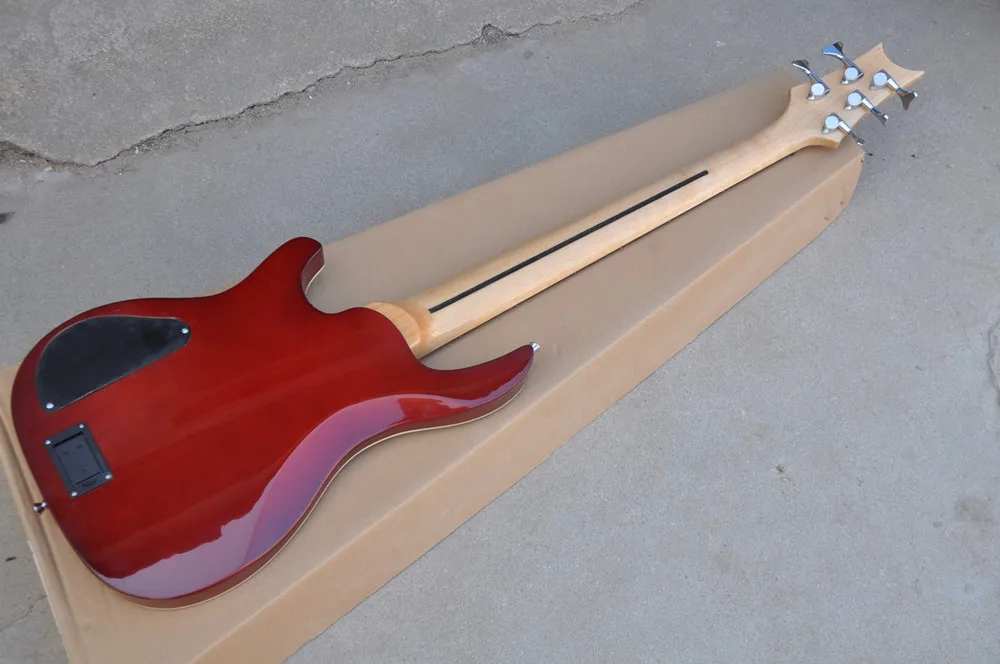 5 Strings Electric Bass Guitar with Chrome Hardware,Rosewood Fretboard,Provide customized service view 6