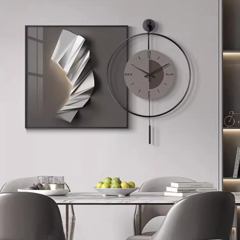 Nordic Bedrooms Wall Clocks Xenomorph Silent Living Room Digital Wall Clocks Design Restaurant Reloj Pared Room Decorations