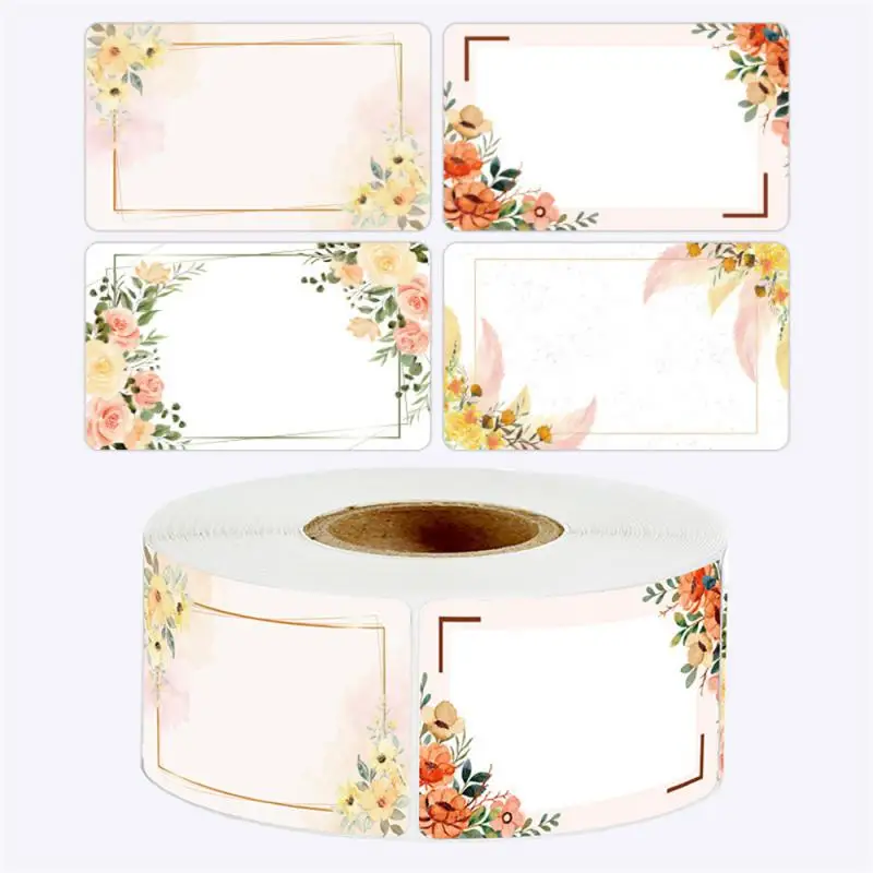 Storage Solutions Convenient Copper Plate Adhesive Flower Themed Reusable Fridge Magnets Multiple Styles Circular Food Labels