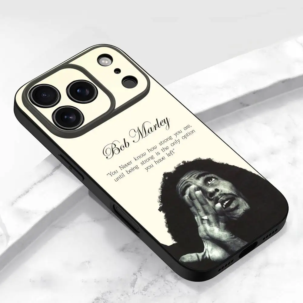 Чехол для телефона B-Bob Marley Exodus для iPhone 17,16,15,14,13,12,11,Pro,Max,Plus,E,Air,Mini Защитный черный чехол