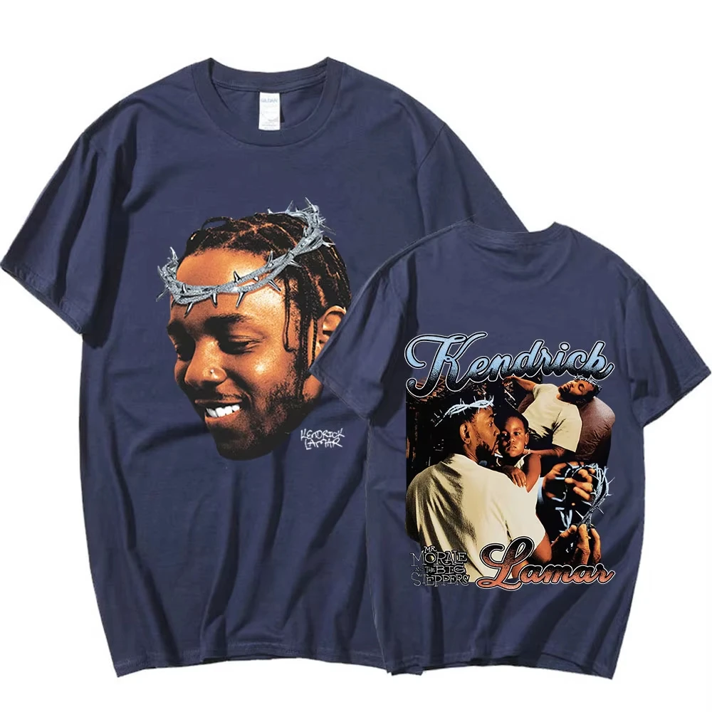 Rapper Kendrick Lamar T Shirt Mr Morale & The Big Steppers Graphic Print Men Women Clothing Hip Hop Vintage Short Sleeve Tee top