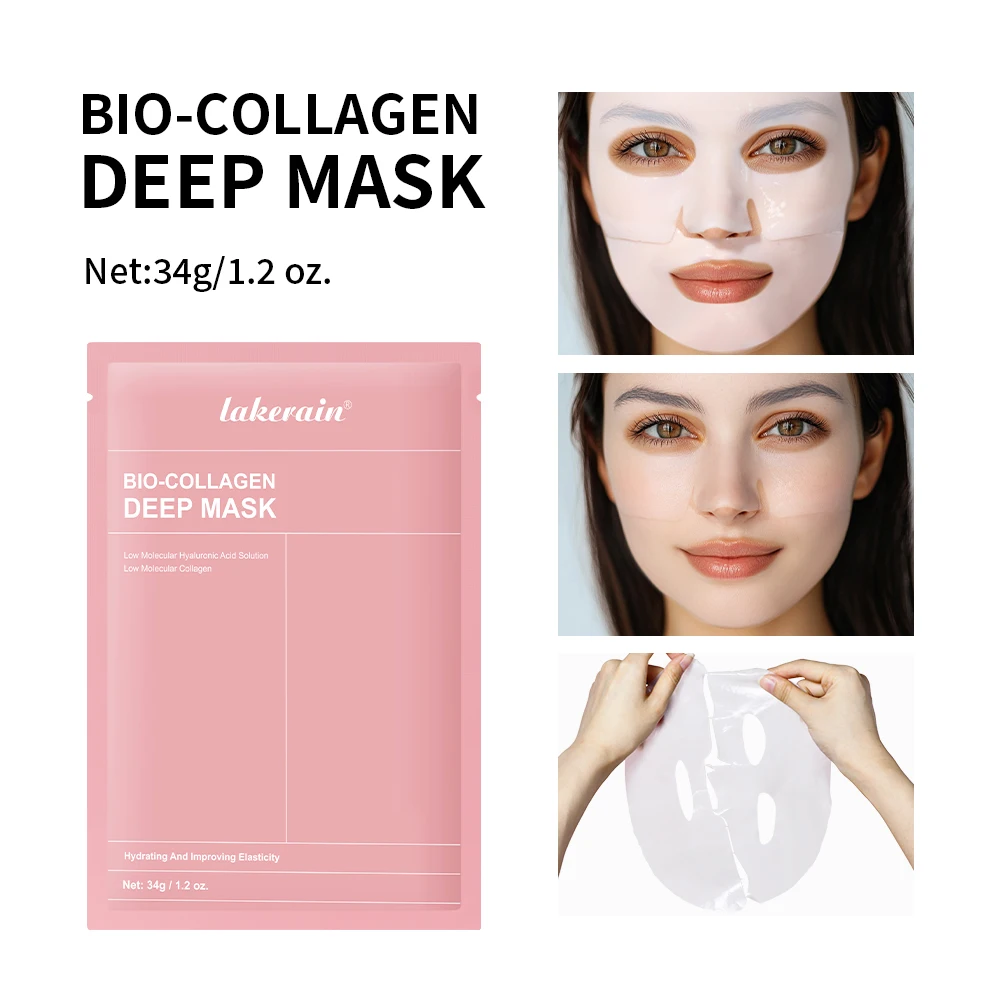 Koreaans diep collageenmasker Peel Off-masker Gezicht Anti-rimpel Lifting Huidverzorgingsmaskers Bio Pack Nachtverpakking Vrouw Overnachting Huid