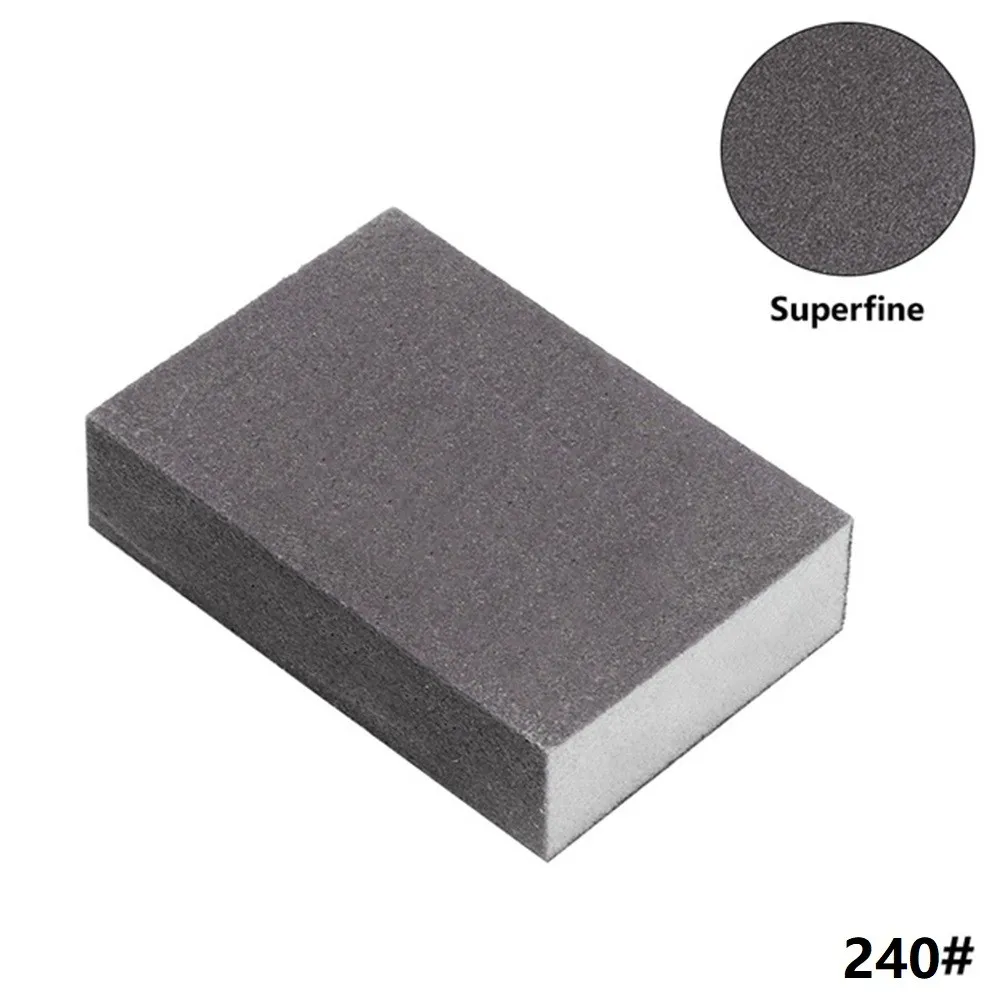 Sanding Sponge Block Abrasive Pad Grit 60/80/120/210 For Furniture Wall Floor Grinding Metal Derusting Polishing Sandpaper