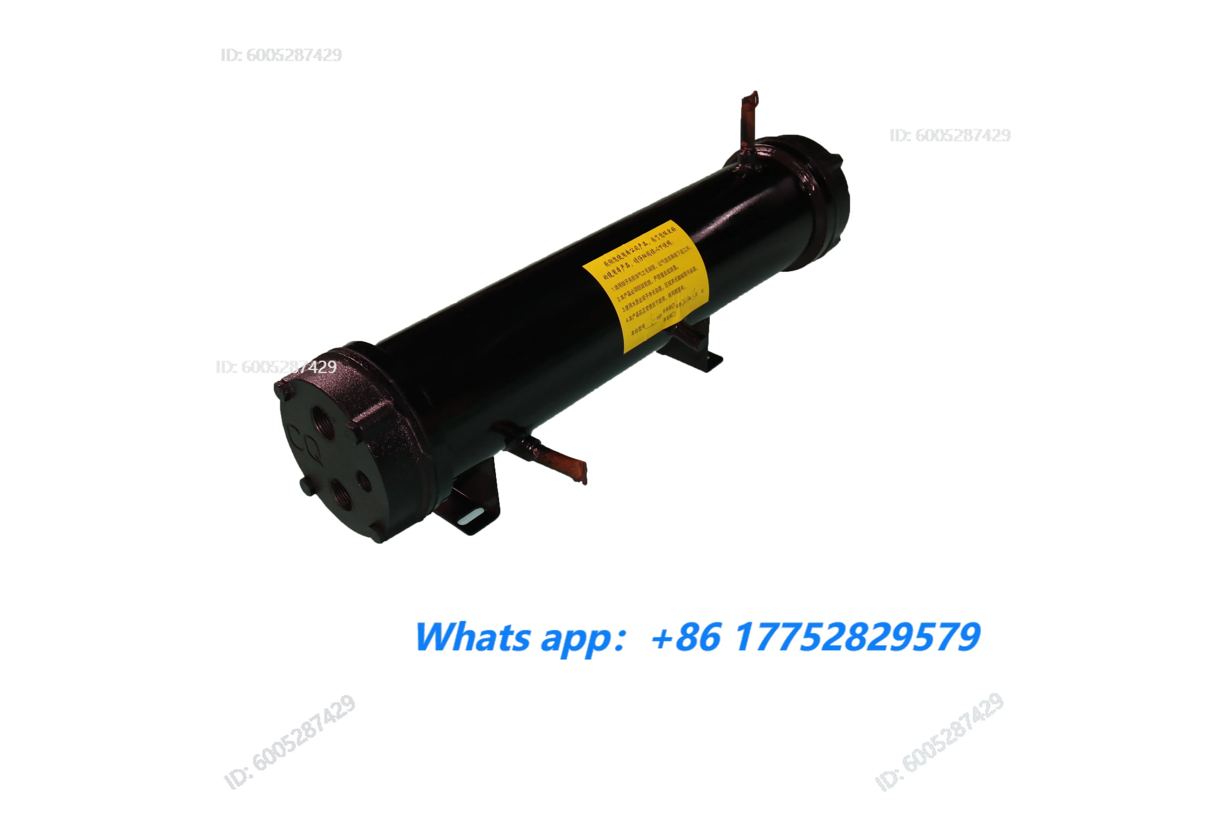 Shell and tube condenser chiller single and double multi-system 2HP-120HP heat cannon water cannon heat exchanger