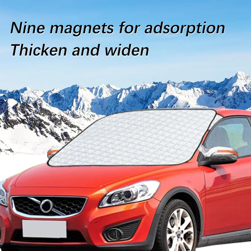 Magnetic Car Windshield Snow Cover Winter Ice-Frost Guard Sun Shade Protector For Volvo C30 2006-2013 Exterior Accessories