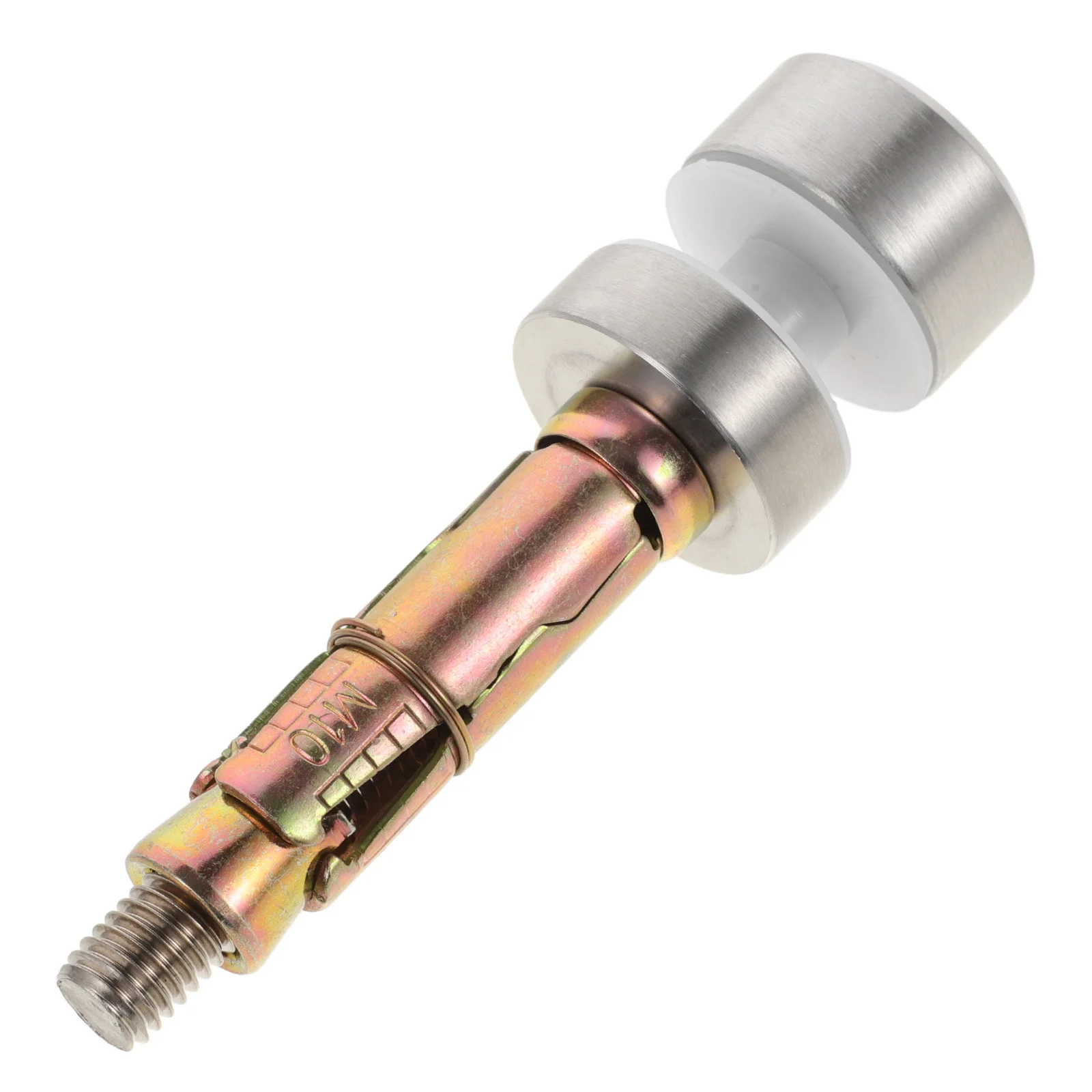 مسامير المواجهة الزجاجية الثقيلة الفولاذ المقاوم للصدأ ل درابزين الدرج شرفة قوس تثبيت الزجاج التجنيب كليب #5