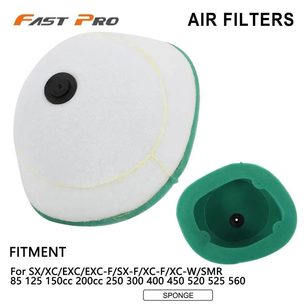 Motorcycle Dual Foam Air Filter Cleaner For KTM SX XC EXC SX-F XC-W LC-4 SMR 85 105 125 200 250 300 400 450 520 525