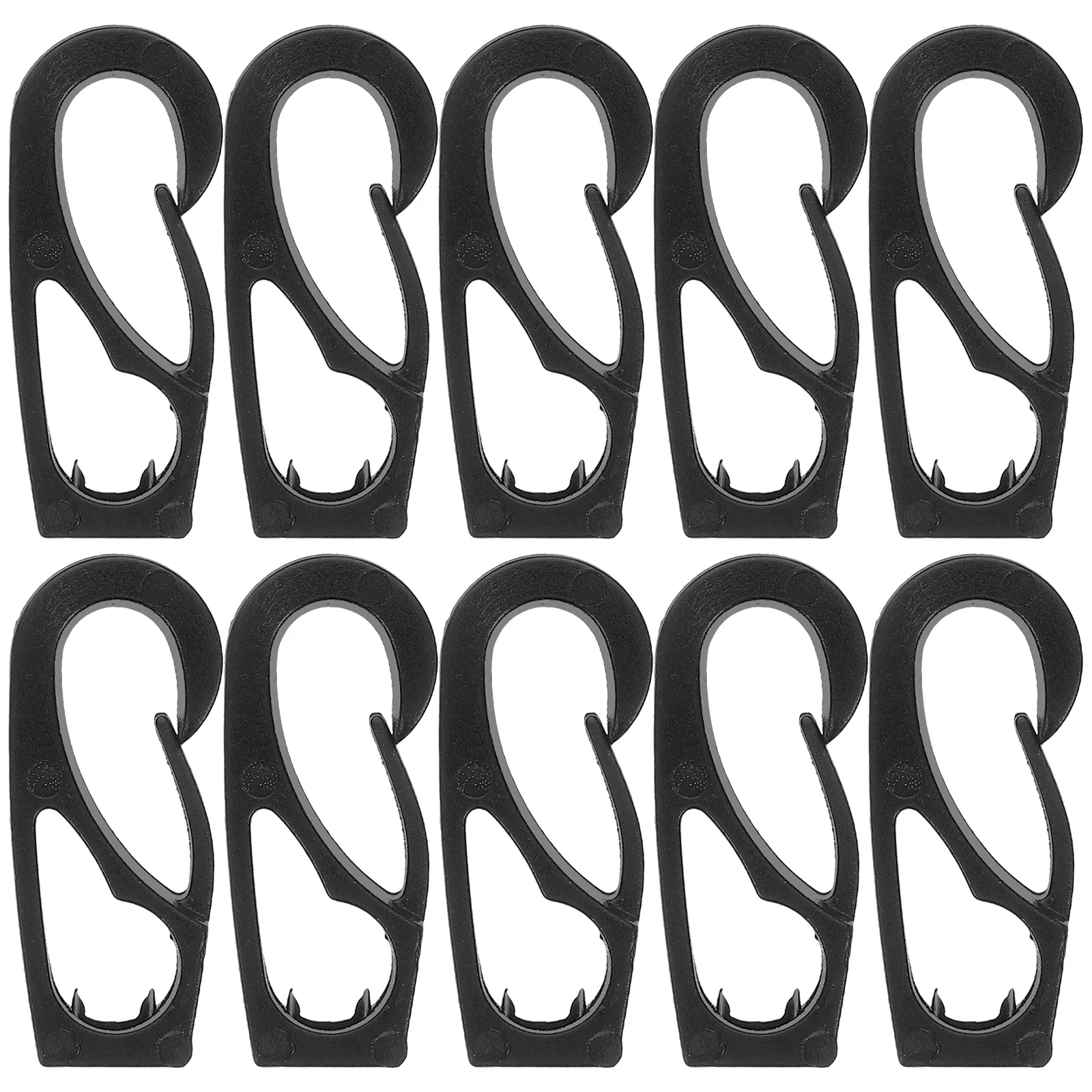 

10Pcs Kayak Plastic Bungee Cord Clips Elastic Rope Buckle Connectors for Canoe Dock Lines Paddleboard Accessories Outdoor