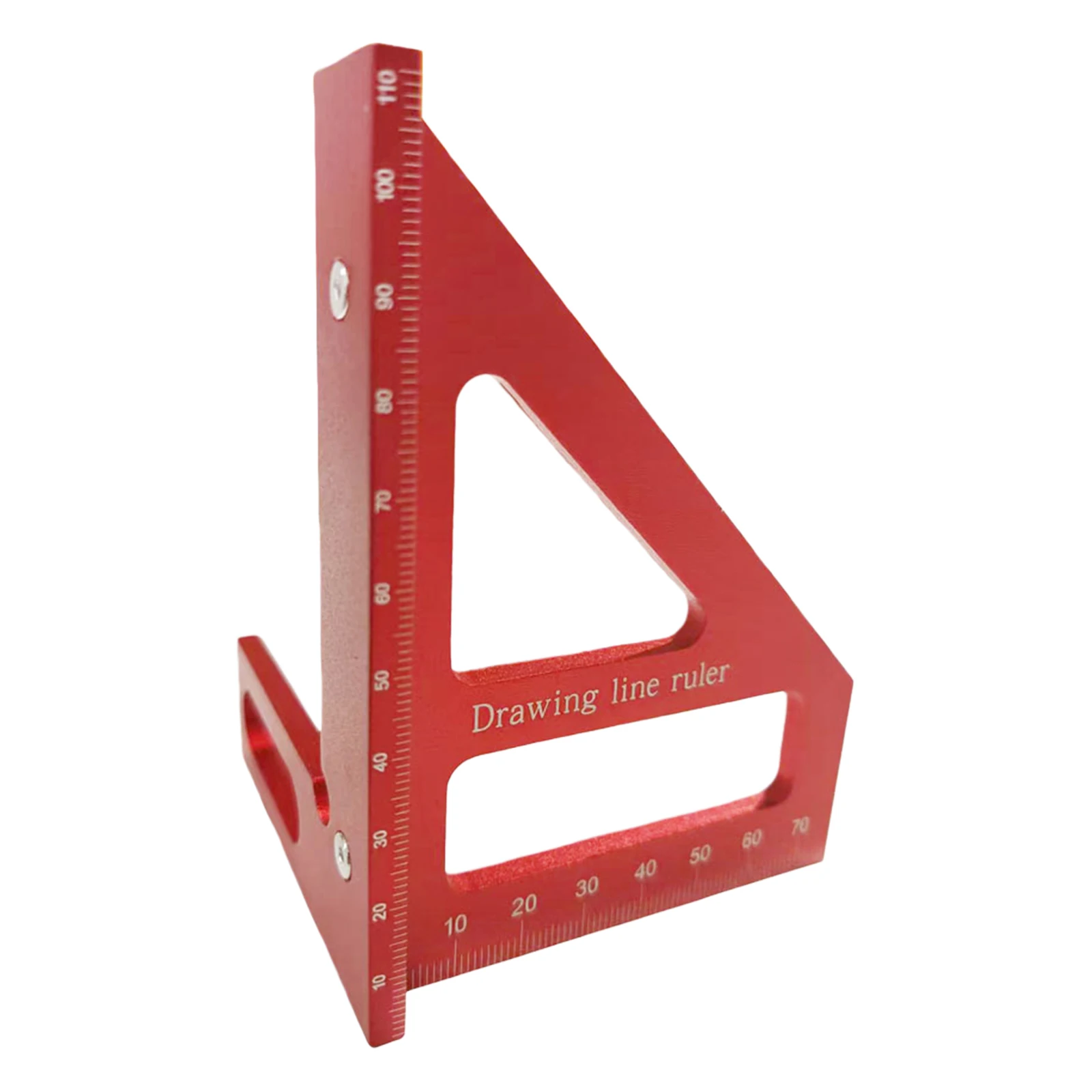 3D Multi-Angle Measuring Ruler 45/90 Degree Woodworking Square Protractor for Carpentry Engineering and DIY Projects
