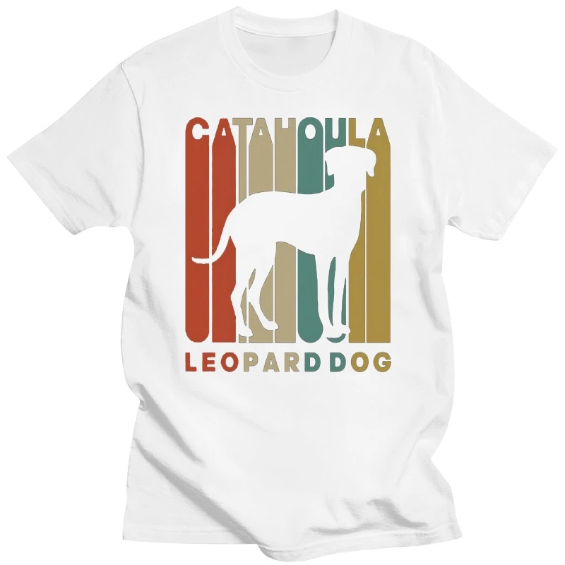 2019 Printed Men T Shirt Cotton Short Sleeve  Vintage Style Catahoula Leopard Dog Silhouette T-S T-Shirt  Women tshirt