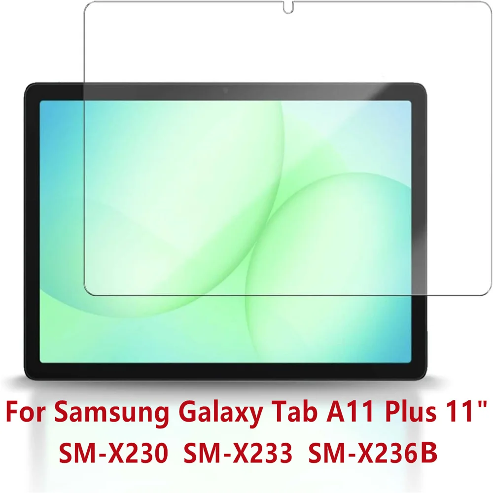 1 PCS Tempered Glass Screen Protector For Samsung Galaxy Tab A9+ A11 Plus 11 Inch 2025 2023 Anti Scratch Tablet Protective Film
