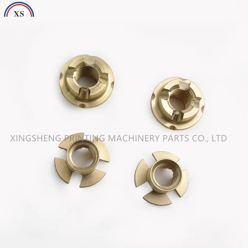 

High Qulality Printing Machine pull gauge copper nut drive shaft copper tooth wheel drive adjustment copper nut