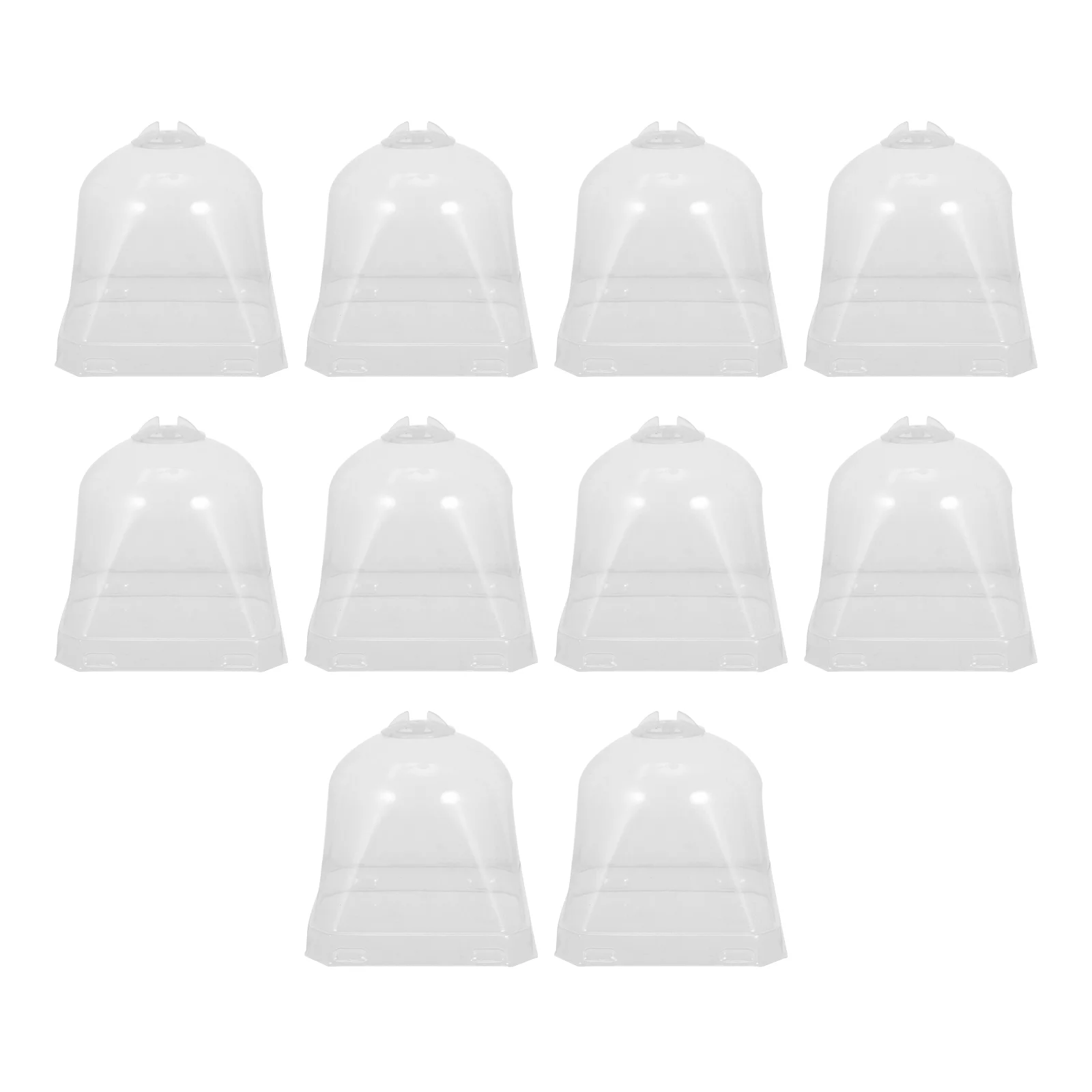 

Flower Pot Seedling Cover Freeze Protection Cloche Plant Plastic Humidity Domes for Starting Transparent Plants