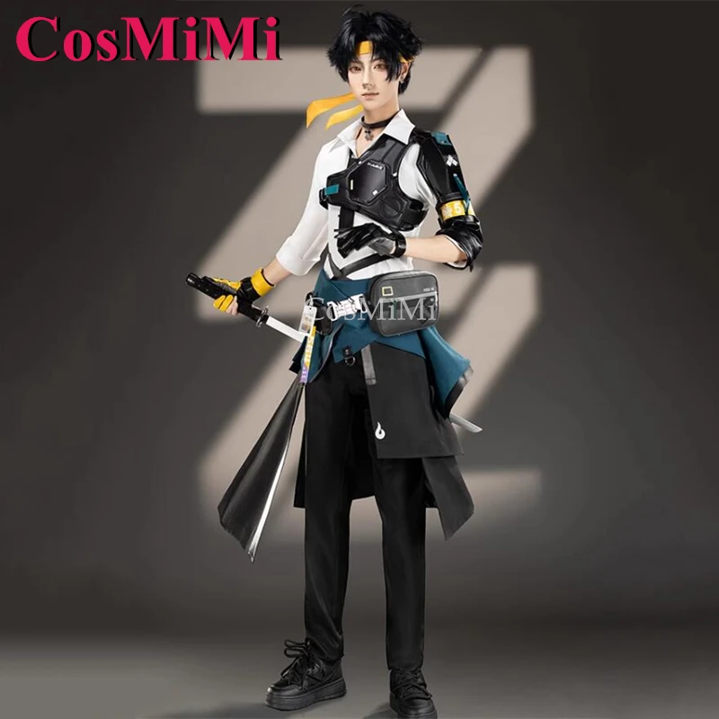 CosMiMi Game Zenless Zone Zero Asaba Harumasa Cosplay Costume Fashion Handsome Battle Uniforms Carnival Party Role Play Clothing