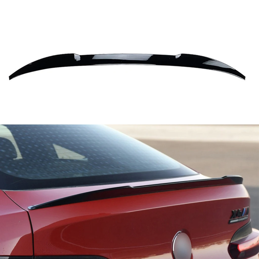 

Rear Spoiler Wing For BMW X4 G02 2019 2020 2021 2022 Glossy black Rear Trunk Lip Spoiler Trim