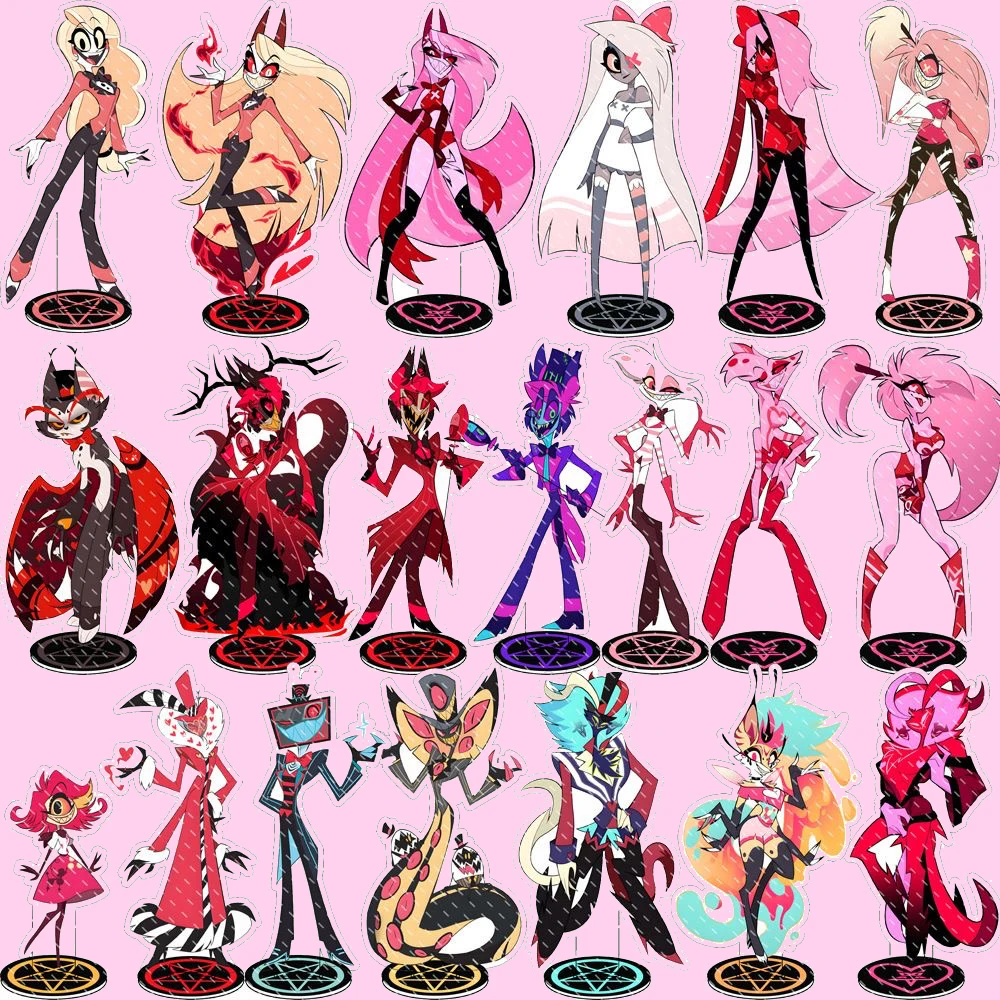 15cm Anime Surrounding Hell Inn Acrylic Plaque PVC Sharly Morning Star Vicki Alastoya Dang Angel Desktop Ornament Birthday Gift