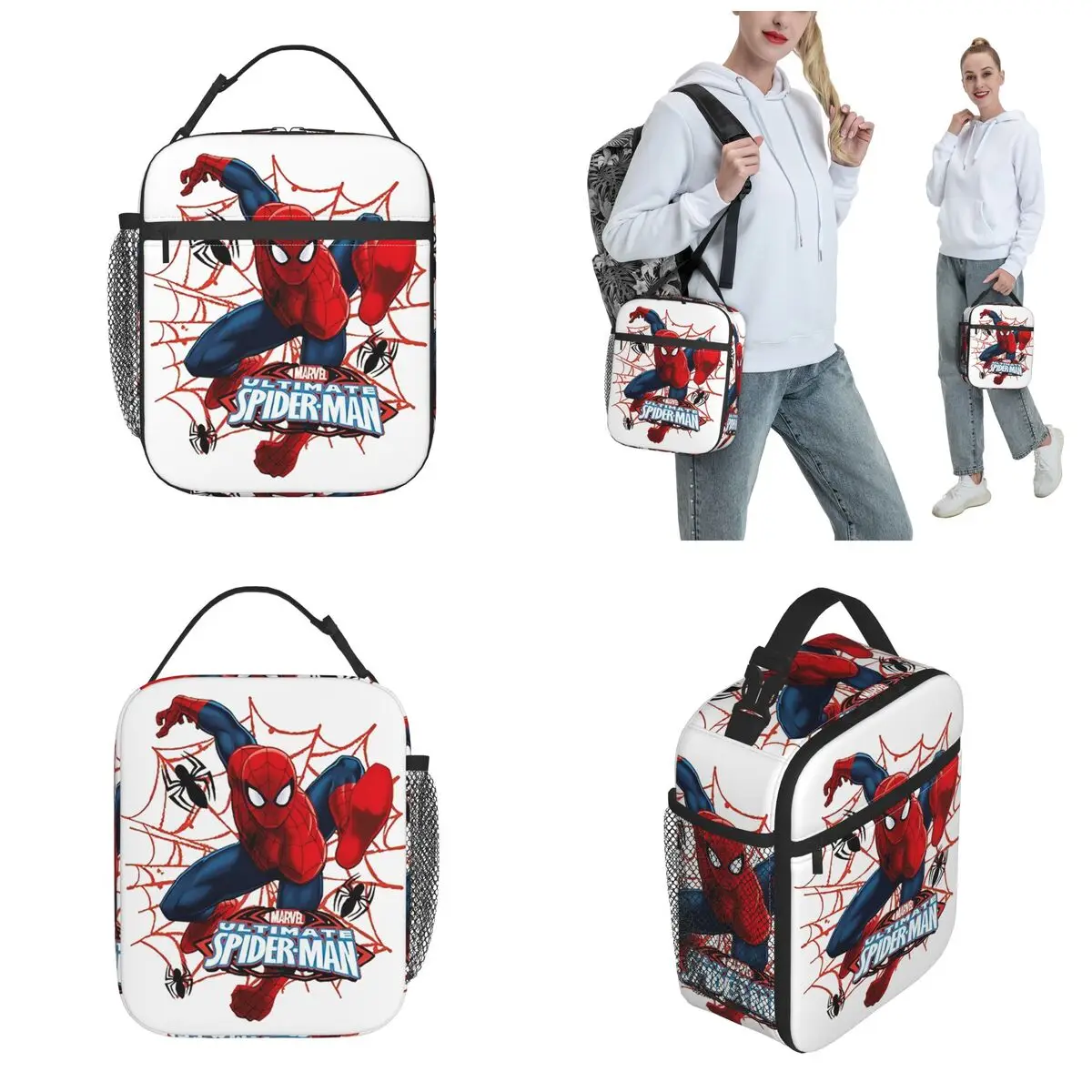 Lunch Boxes Spider Man Spider-Man Product Storage Food Box Unique Design Thermal Cooler Lunch Box For School