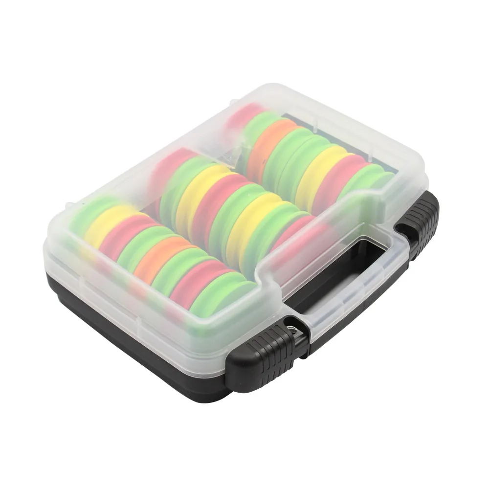 

24Pcs EVA Foam Spools Carp Fishing Rig Winders Line Leader with Pins Wire Board Winding Line Board Hook Rig Storage Pesca