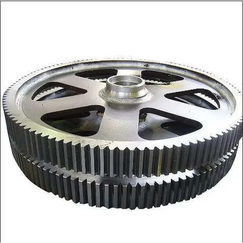 Custom Steel Transmission Spur Straight Tooth Gear Girth Gear