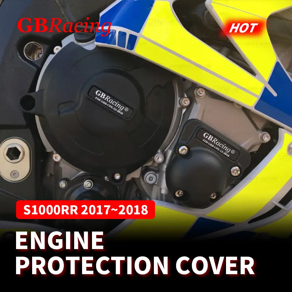 

Комплект защитных крышек двигателя GB Racing для BMW S1000RR S 1000 RR 2017 2018: защита генератора, сцепления, насоса, аксессуары
