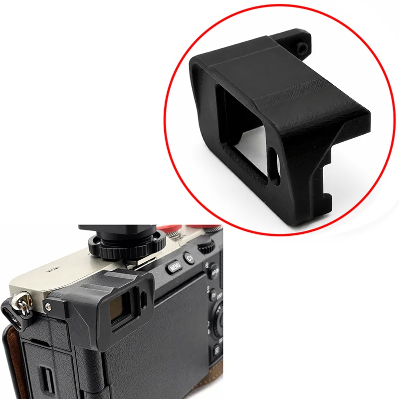 1PCS Camera Viewfinder Cover For Sony A7C II/A7CR Eyecup Protector Dustproof Anti-Scratch Eyepiece Shield Injection Molded Resin