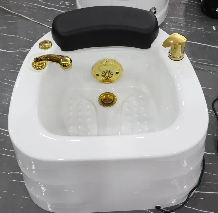 Foot SPA Basin New Factory Wholesale Beauty Salon Furniture Luxury Foot Massage Pedicure Basin Footbath