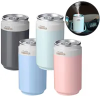 Mini Air Humidifier Car Aroma Essential Oil Diffuser USB Rechargeable Portable Home Office Humidifier Night Lamp Car Accessories