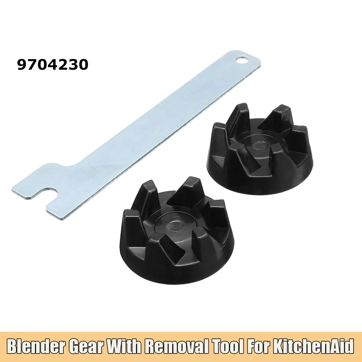 3PCS/Set Rubber Coupler Gear Clutch With Removal Tool Replacement Kit for Blender KitchenAid 9704230