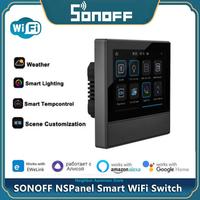 SONOFF NSPanel Smart WiFi Switch EU/ US Scene Wall Central Switch Thermostat Display All-in-One Control For Alexa Google Home