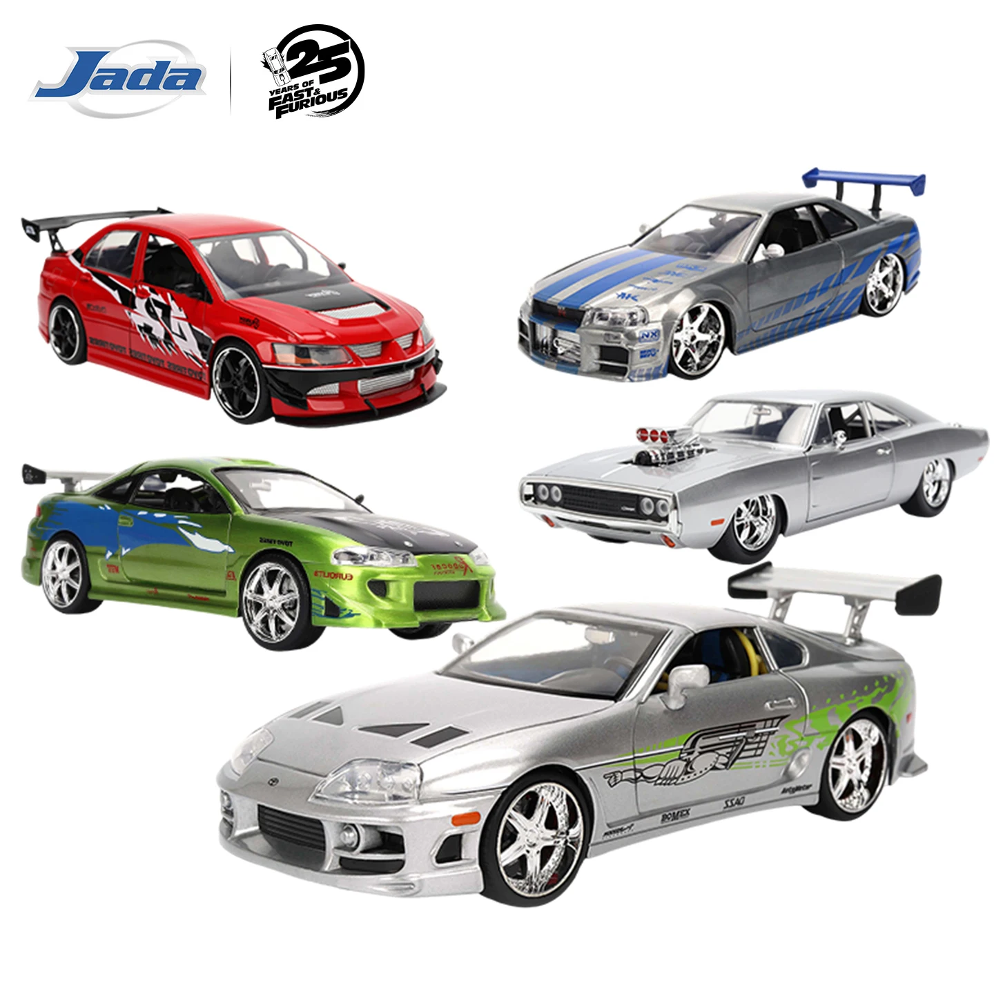 jada-1-24-fast-furious-25th-anniversary-diecast-car-–-collezione-di-veicoli-in-metallo-in-edizione-limitata