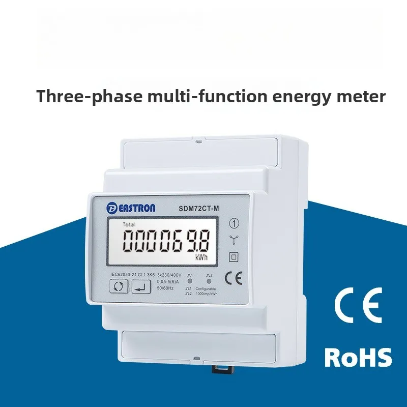 

SDM72CT-M Three-phase Smart Meter RS485 Modbus Communication, Two-way Metering, Can Be Cleared
