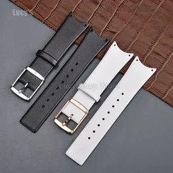 Genuine Leather Watch Strap for CK K0H231/KOH233/KOV231/KOH211 Series Soft Comfortable Watch Band Accessories 21 22mm