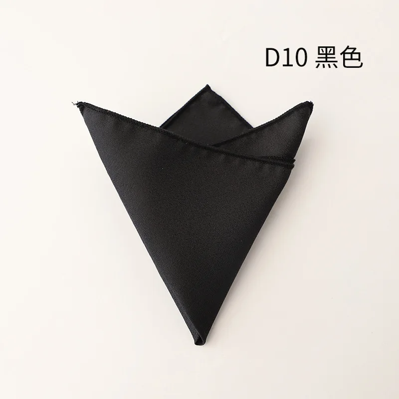 Solid White Pocket Square Handkerchief for Men