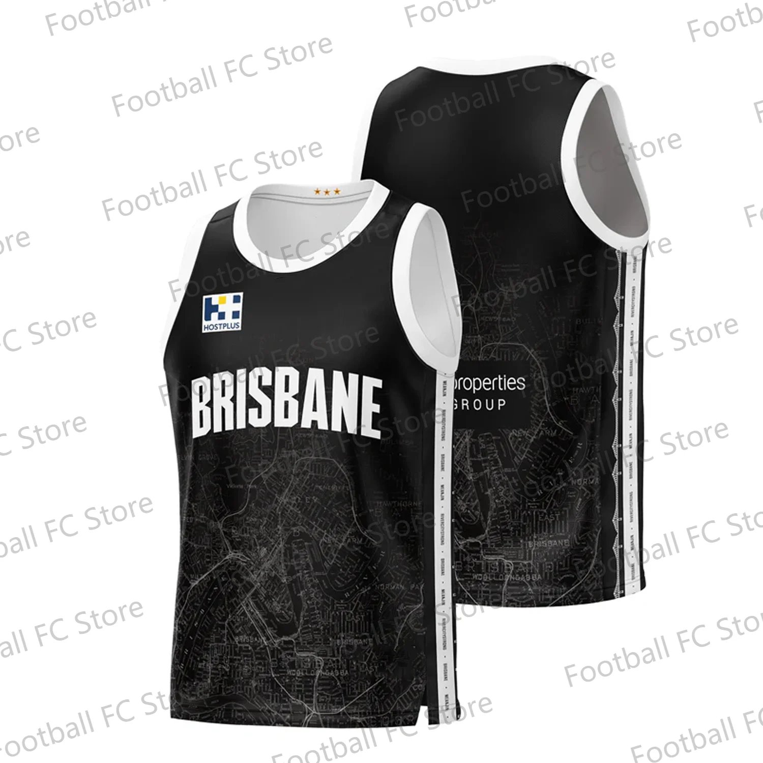 2024 Nuova Estate Arriavl Australia Brisbane Bullets 23/24 Gilet T-shirt in jersey per canotte per adulti/bambini