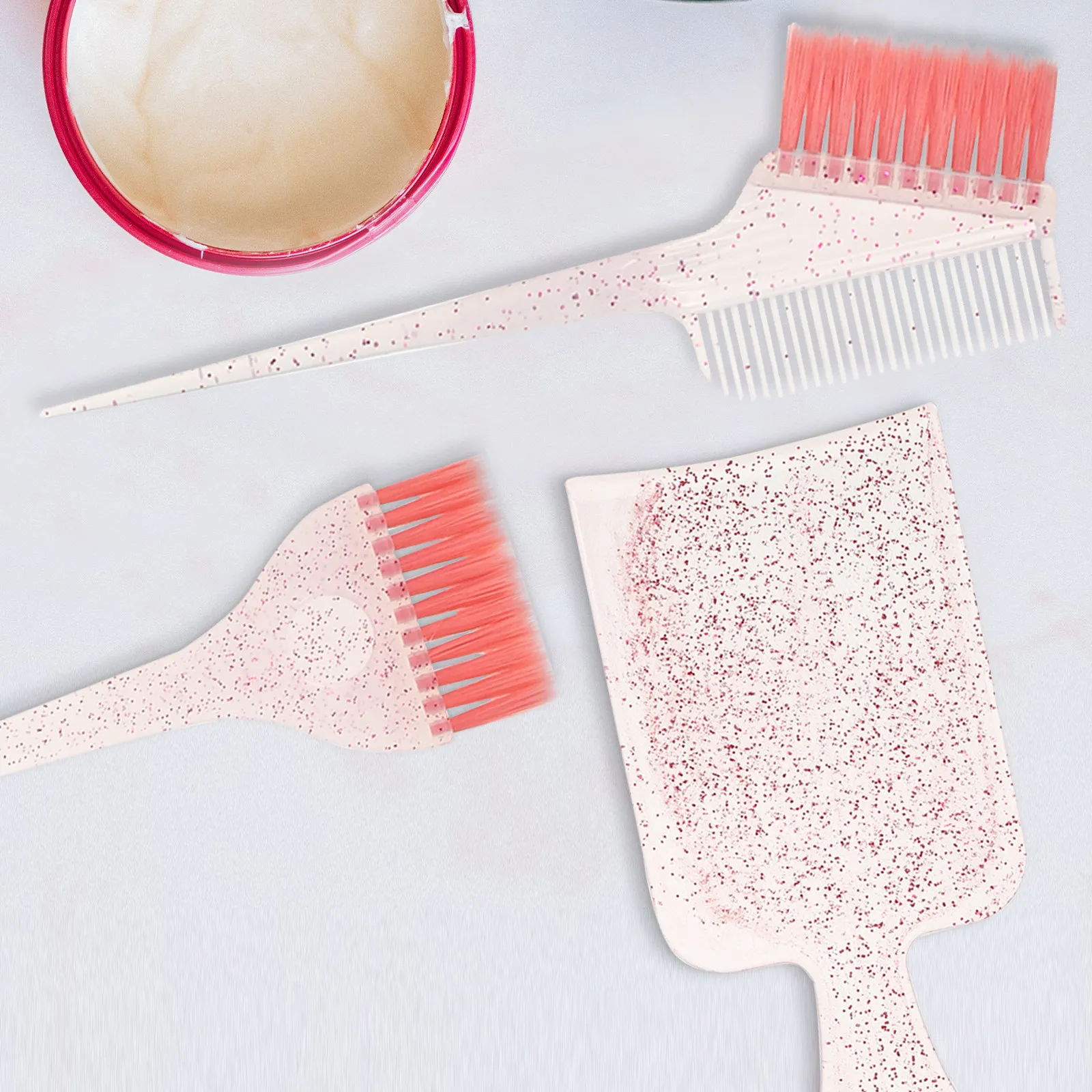 

Набор для мелирования волос: расческа-лопатка, расческа-гребень, инструменты для окрашивания волос для салона и домашнего использования