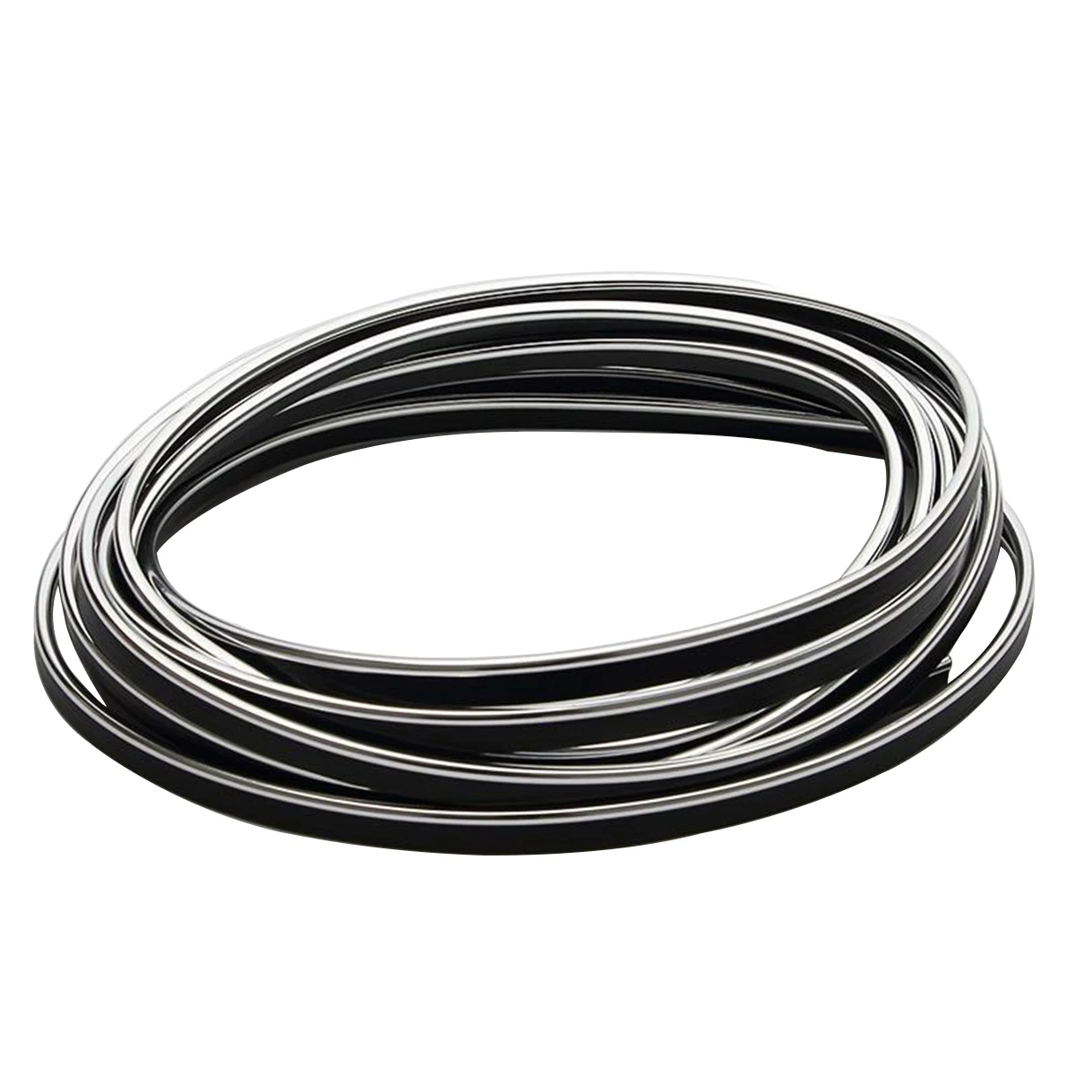 

Car Styling 196.8inch 5M Car Interior Mouldings Decorative Filler Strip AUTO Seal Trim Strip (Electroplating Silver)