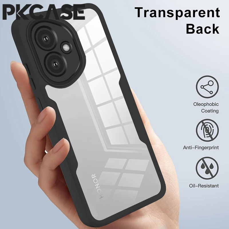 Etui PKCASE 360 z pełną ochroną ekranu do Honor 400 Pro Smart Lite X70 X7d X9d X5c Plus, odporne na wstrząsy, z pełnym pokryciem. — zdjęcie produktu 3
