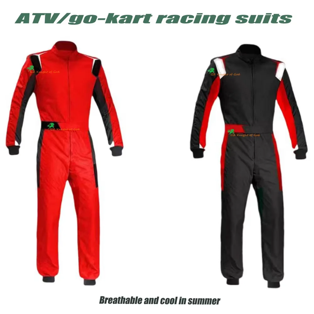 Traje de carreras de coches de ecuación F1, ropa de práctica de Karting, mono de competición de Rally, ropa impermeable ignífuga para Club de equipo ATV UTV