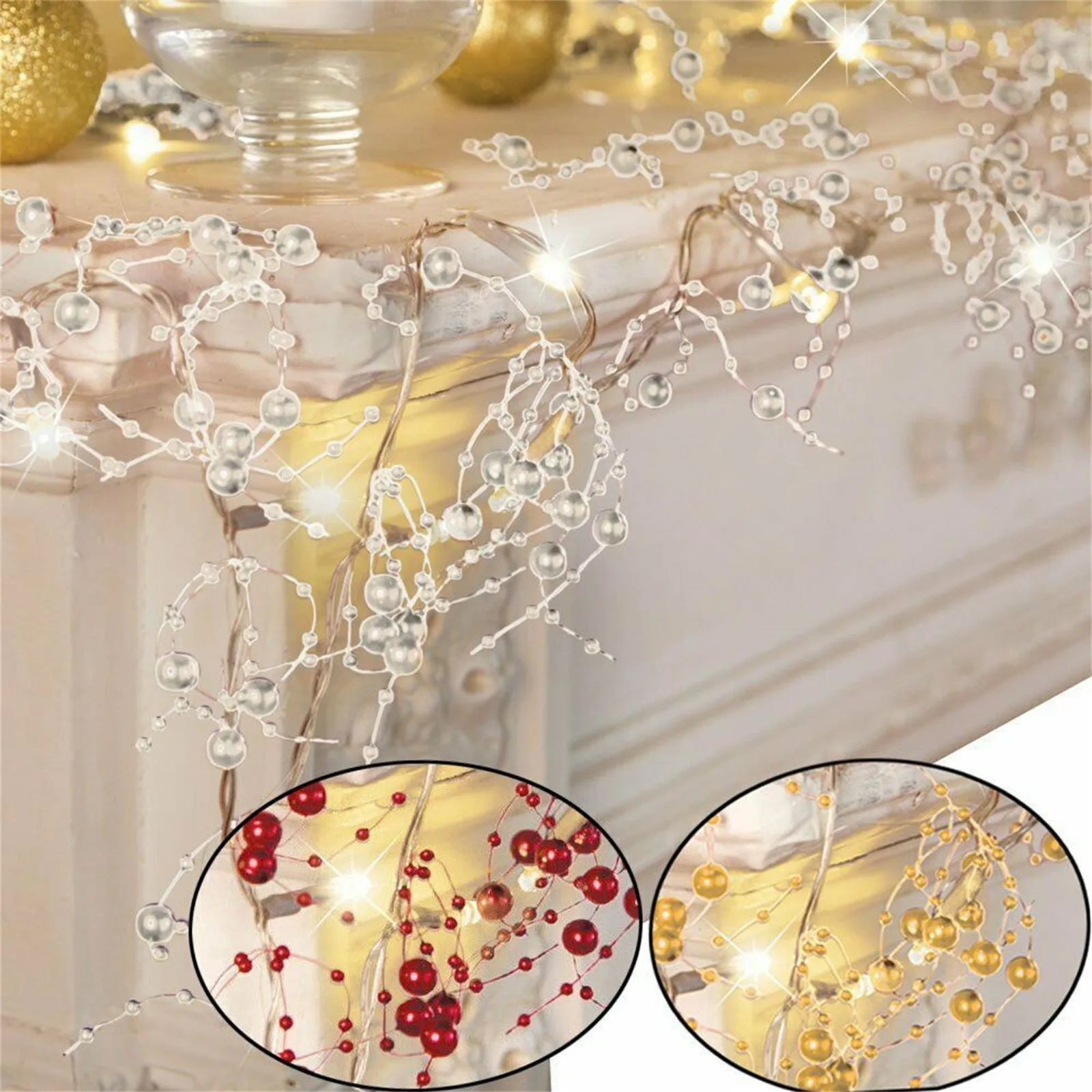 3Meters LED String Light Garland Ornament  Christmas Decorations For Home New Year Holiday Light Stripe Battery Operated