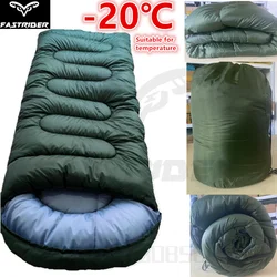 3KG Thickened and Widened Winter Camping Sleeping Bag -15 ℃ -25 ℃ Cold-proof Waterproof Warm Outdoor Cotton Sleeping Bag 침낭