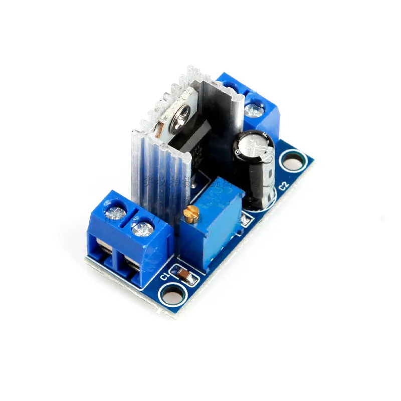 Regulador de voltaje ajustable LM317, placa de potencia, convertidor de DC-DC, módulo reductor, regulador lineal ajustable