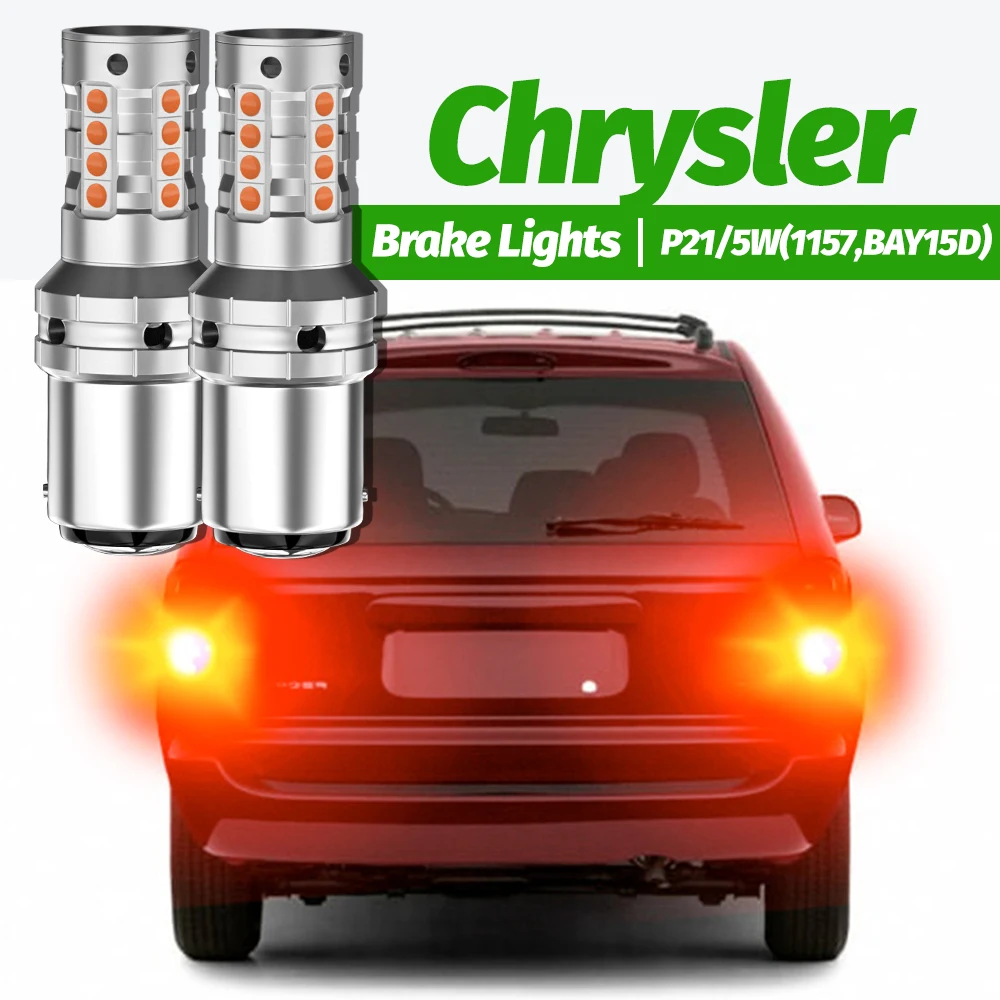 

2 шт. светодиодный стоп-сигнал P21/5W 1157 BAY15D Canbus для Chrysler Neon 1999-2006 Voyager 2000-2008 Crossfire 2003-2008