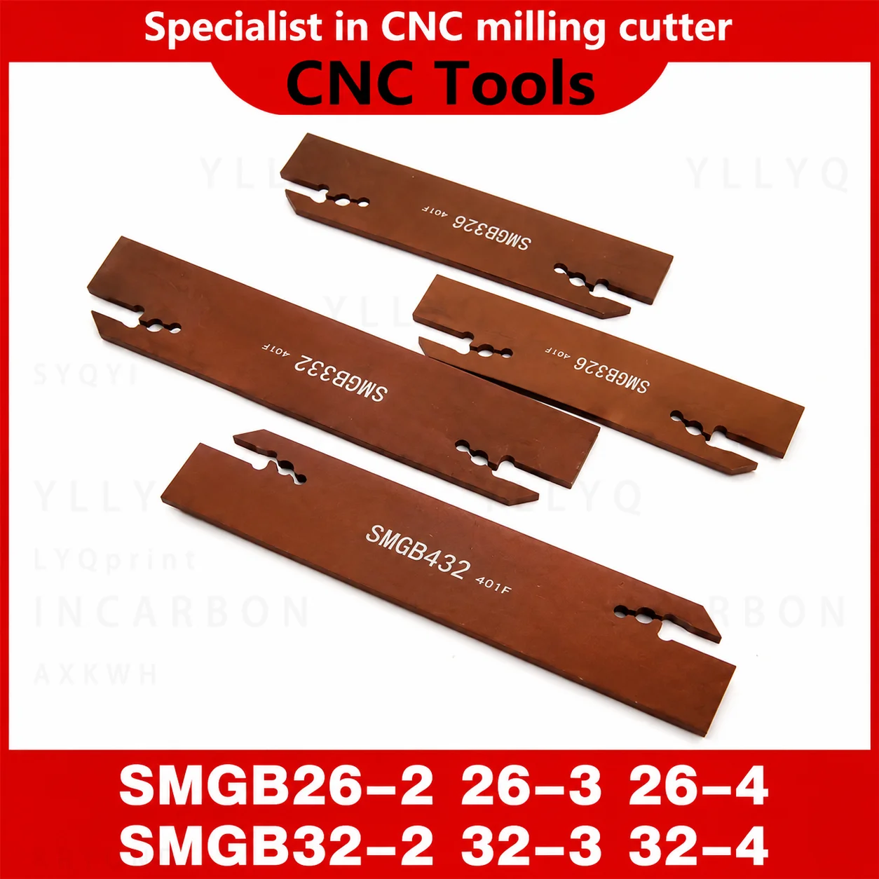 

Grooving Cut Off Tool Holder SMGB26-2 SMGB26-3 SMGB32-2 SMBB CNC Lathe Tool Holder for MGMN Carbide Insert Grooving Parting Tool