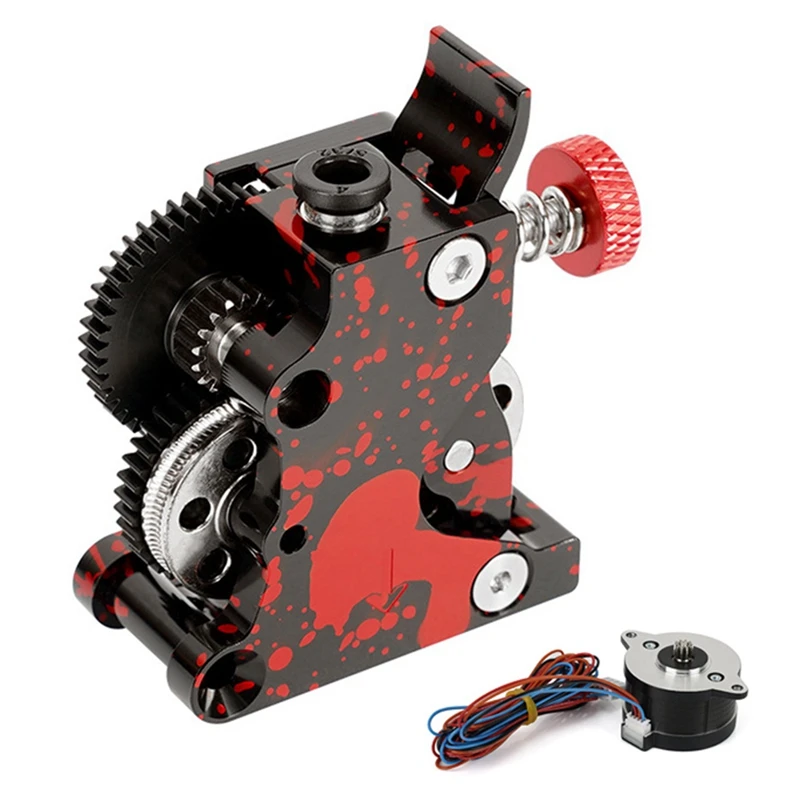 

Upgraded HGX Gear Extruder Helical Tooth Gear POM Drive Extruder Gear All Metals Wear-Resistant Drive Wheel With Motor