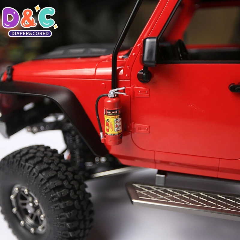 

RC Car Accessories Decoration Mini Fire Extinguisher for 1/10 RC Rock Crawler Axial SCX10 TAMIYA C01 D90 TF2 TRX-4
