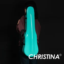 CHRISTINA Ultralight Violin Case Tiffany Blue 4/4-3/4 Size Adjustable NEW Composite Material Fashion Style Violin Box