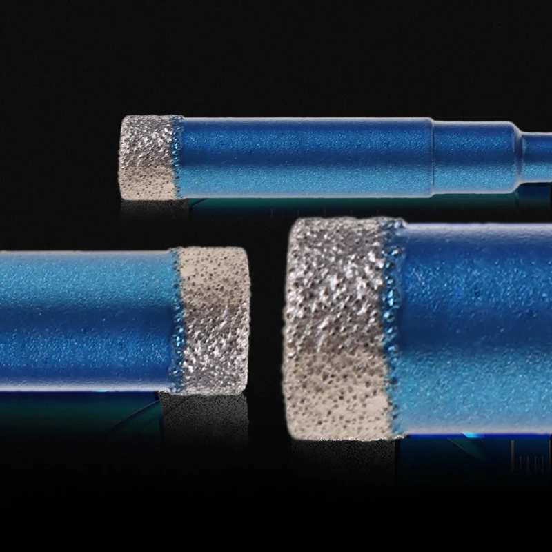 Brocas portátiles 6 8 10 12 14 16 mm Broca con núcleo revestido diamante Perforación en seco