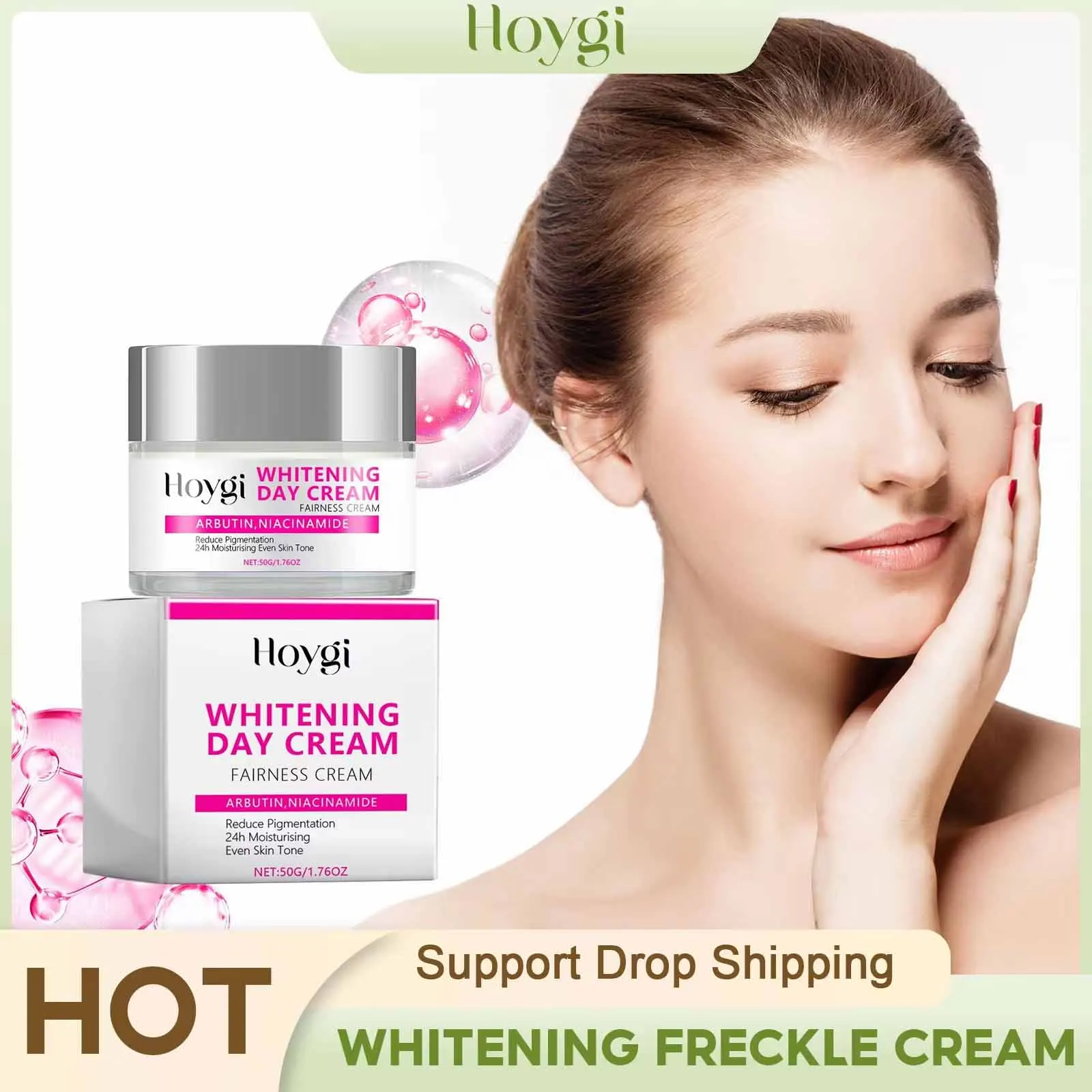 

Niacinamide Whitening Cream Remove Freckle Melasma Melanin Correcting Fade Pigmentation Anti-Aging Dark Spots Lightening Cream