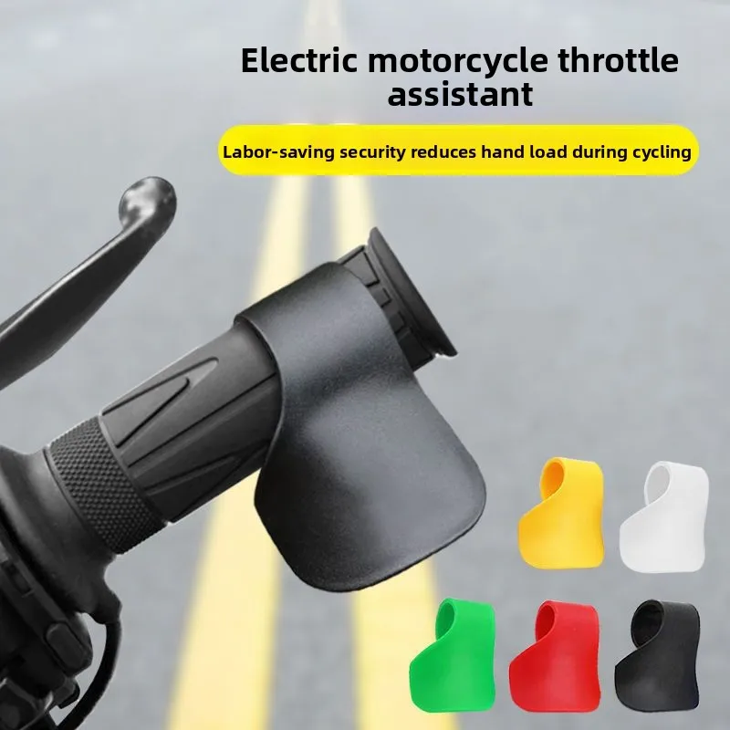 

Universal Motorcycle E-Bike Throttle Lock Cruise Control Assist, Effortless Ride Grip Cramp Buster for Handlebar